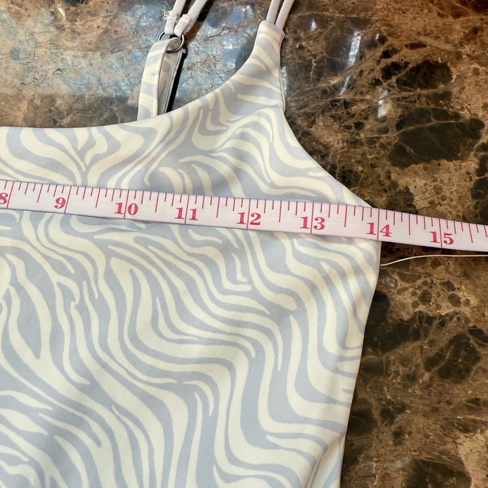 Abercrombie & Fitch Women’s White and Blue Slip Dress Size XS - Picture 3 of 8